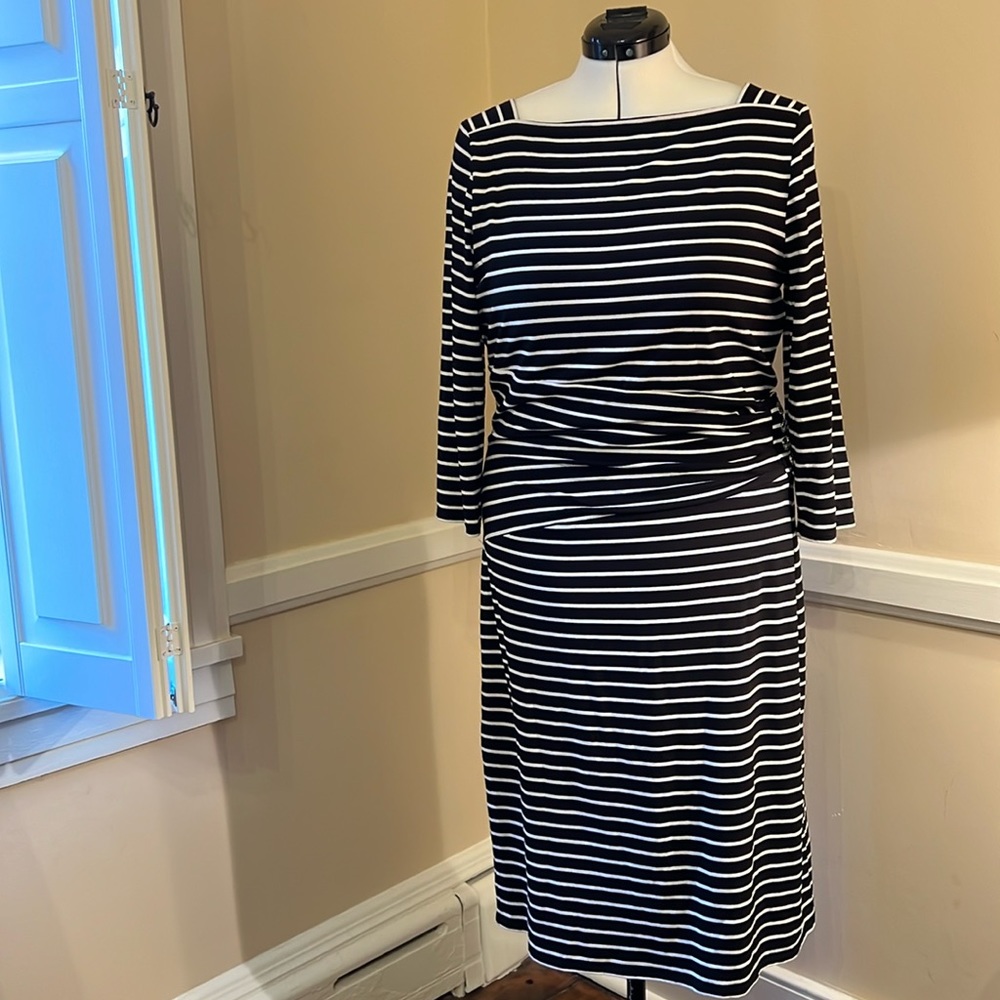 White House Black Market striped dress